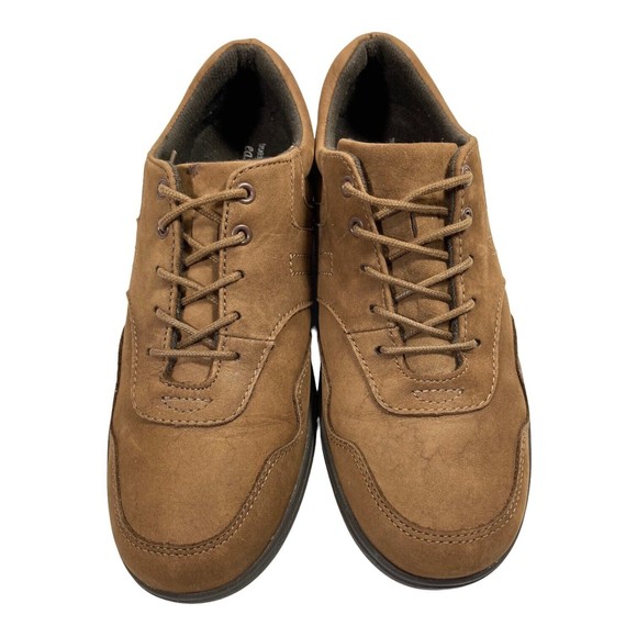 Easy Spirit True Spirit Oxfords Women's 6.5 M Bersh Brown Nubuck Leather EUC - Picture 3 of 10